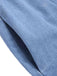 Blue 1960s Shoulder Tie Smocked Denim Romper