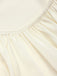 Beige 1940s Floral Embroidered Spaghetti Straps Nightgown