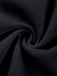Black 1960s Satin Bubble Hem Boat Neck Dress