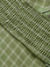 2PCS Green 1960s Plaid Camisole & Pencil Skirt