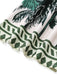 Green 1930s Palm Trees Halter Jumpsuit