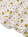 White 1940s Ditsy Floral Cotton Wrap Dress