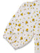 White 1940s Ditsy Floral Cotton Wrap Dress