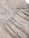 Khaki 1950s Newspaper Butterfly Patchwork Dress