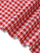 1950s Gingham Plaid Smocked Strap Jumpsuit