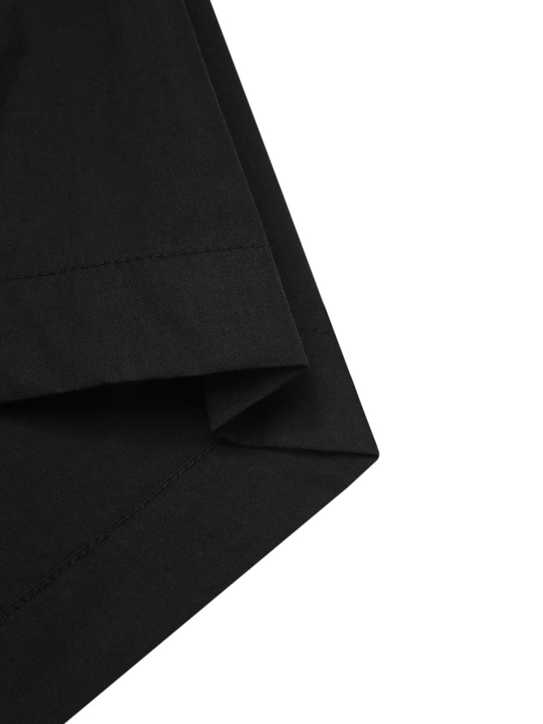 [Pre-Sale] White & Black 1950s Cotton Spaghetti Straps Romper