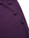[Pre-Sale] 2PCS Lavender 1940s Lapel Striped Blouse & Solid Skirt
