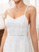 1950s Solid Embroidered Mesh Tie Back Dress