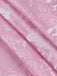 Pink 1960s Back Bow Jacquard Floral Dress