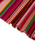 Multicolor 1970s Halter Rainbow Stripes Patchwork Dress