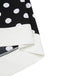 Black 1960s Polka Dot V-Neck Dress