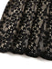 Black 1960s Hollow Floral Lace Bodycon Dress