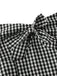 1950s Halter Gingham Plaids Bow Romper
