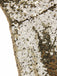 [Pre-Sale] Gold 1950s Off-Shoulder Sequined Swing Dress