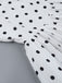 White 1960s Polka Dots Halter Tutu Dress