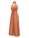 [Pre-Sale] 1960s Mandarin Collar Geometric Hippie Jumpsuit