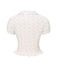 Pink 1940s Tulip V-Neck Lapel Ruffled Blouse