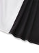 1960s Black And White Color Block Dress