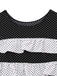 [Pre-Sale] Black & White 1960s Layered Ruffled Polka Dot Dress