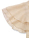 [Pre-Sale] Champagne 1950s Satin Tulle Cocktail Dress