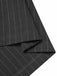 Dark Grey 1960s Pinstripe Beltd Pencil dress