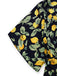 Yellow 1950s Lemon V-Neck Smocked Chiffon Dress
