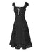 [Pre-Sale] 1940s Square Neck Polka Dot Ruffle Dress