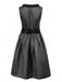 2PCS 1950s Ethnic Floral Lace-Up Dress & Apron