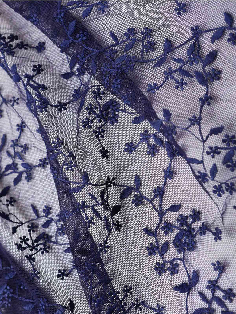 2PCS 1950s Ethnic Floral Lace-Up Dress & Apron