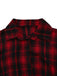 Red 1950s Tartan Plaid Tie Back Top