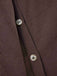 [Pre-Sale] Brown 1950s Solid Lantern Sleeve Lapel Blouse