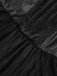 Black 1950s Evil Vampire Puff Sleeve Mesh Dress