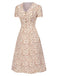 [Pre-Sale] Pure Cotton 1940s Puff Sleeves Ditsy Floral Dress