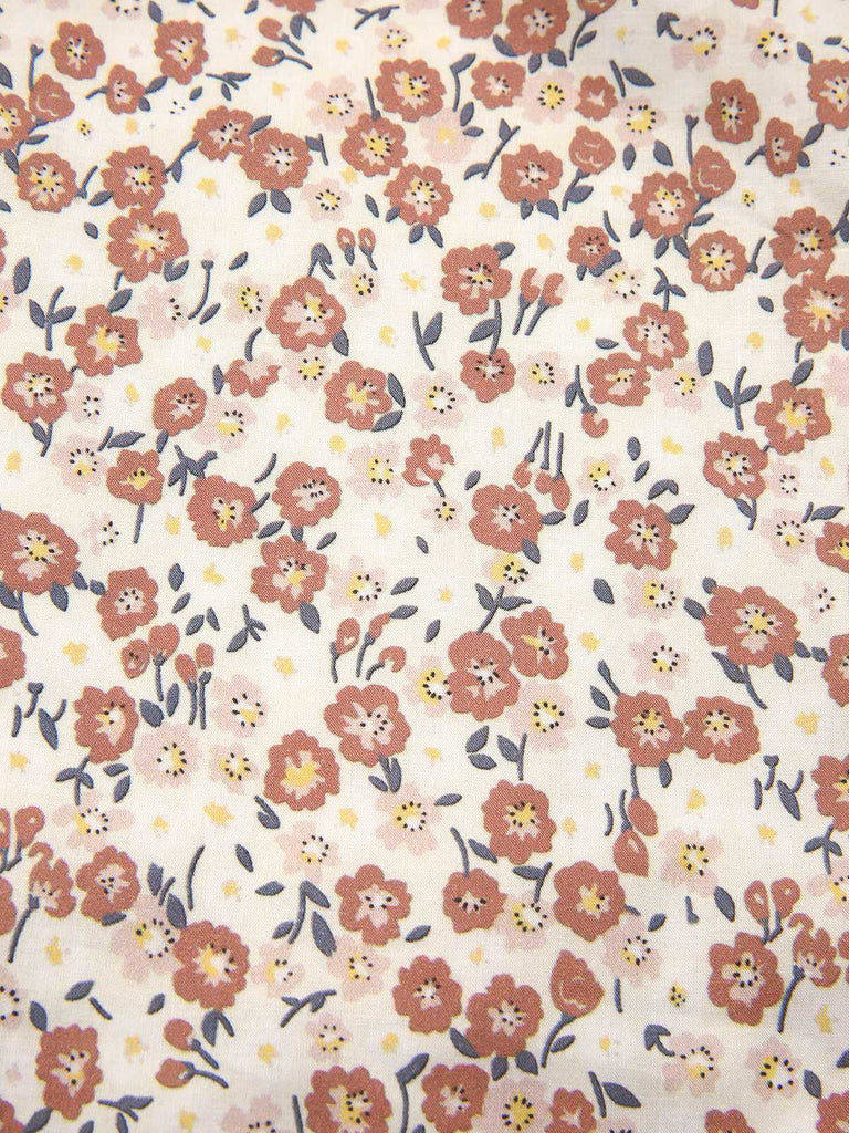 [Pre-Sale] Pure Cotton 1940s Puff Sleeves Ditsy Floral Dress