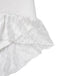[Pre-Sale] White 1960s Split Flare Sleeve Lace Ruched Dress