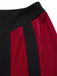 [Pre-Sale] 2PCS Black 1940s Heart Colorblock Crop Top & Pants