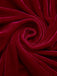 [Pre-Sale] 2PCS Red & Black 1930s Velvet Bandeau Fishtail Dress & Cape