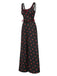 [Pre-Sale] 1940s Square Neck Lace Trim Cherry Bow Jumpsuit