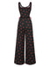 [Pre-Sale] 1940s Square Neck Lace Trim Cherry Bow Jumpsuit