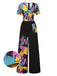 [Pre-Sale] Multicolor 1940s Nightmare Before Christmas Sally Jumpsuit