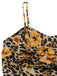[Pre-Sale] 1950s Slip Leopard Sunflower Butterflies Lace Dress