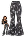 [Pre-Sale] Black 1960s Halloween Spiderweb Flared Pants