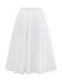 [Pre-Sale] 2PCS Blue & White 1950s Multi-Pocket Top & Pleated Skirt