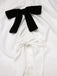[Pre-Sale] White 1950s Velvet Lace Halter Bow Ruched Princess Dress