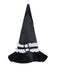 2PCS Black 1950s Halloween Witch Lace Ruffled Blouse & Skirt