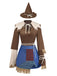 2PCS Brown 1960s Halloween Scarecrow Set
