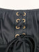 Black 1950s Gold Star Sequined Mesh Ruched Dress