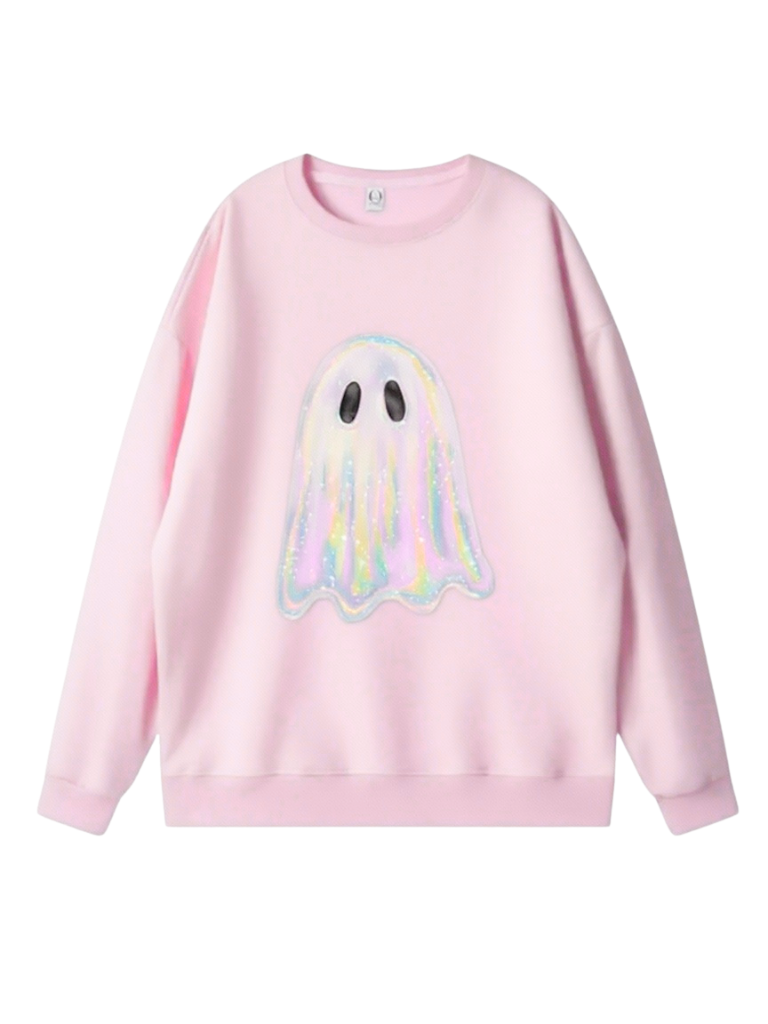 1980s Halloween Ghost Pumpkin Vintage Sweatshirt