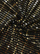 [Pre-Sale] Black&Gold 1980s Sequin Bell-Sleeve Jumpsuit