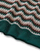 [Pre-Sale] 2PCS Green 1960s Diamond Check Knitted Vest Blouse & Skirt